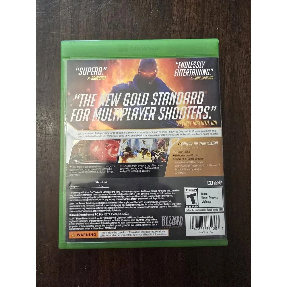 Overwatch - Game of‎ the Year Edition - Microsoft Xbox One